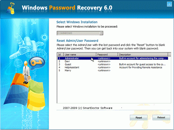 isee password recovery program